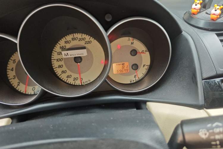 Used Mazda 3 2012 1.6L Manual Classic Special Offer Odometer Close Up