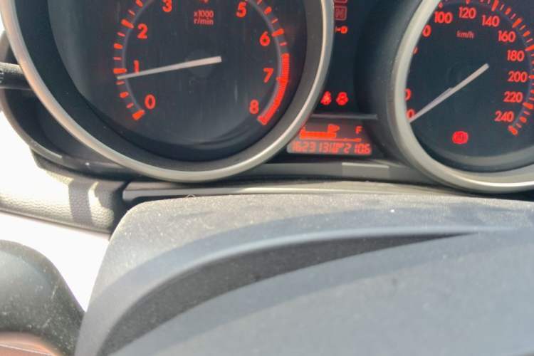 Used Mazda 3 2012 Hatchback 1.6L Automatic Elite Model Odometer Close Up