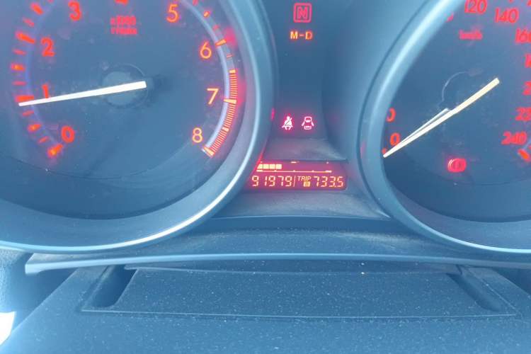 Used Mazda 3 2012 Hatchback 2.0L Automatic Luxury Model Odometer Close Up