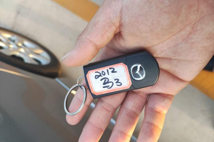 Used Mazda 3 2012 Hatchback 2.0L Manual Sport Model Vehicle Key