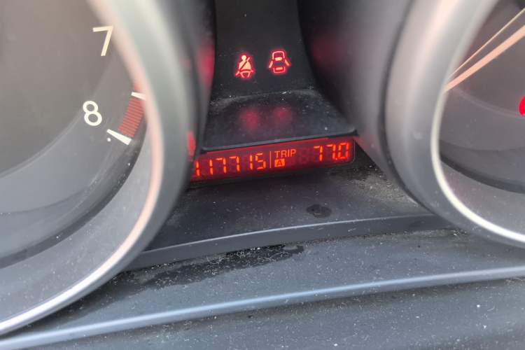 Used Mazda 3 2012 Hatchback 1.6L Manual Comfort Model Odometer Close Up