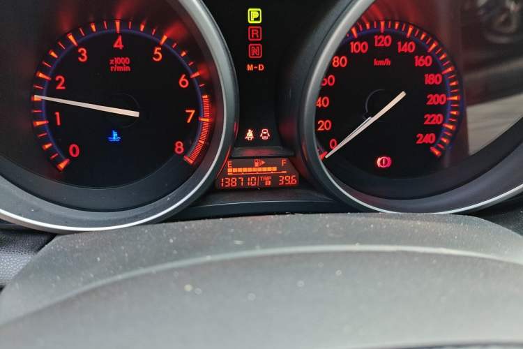 Used Mazda 3 2012 Hatchback 2.0L Automatic Luxury Model Odometer Close Up