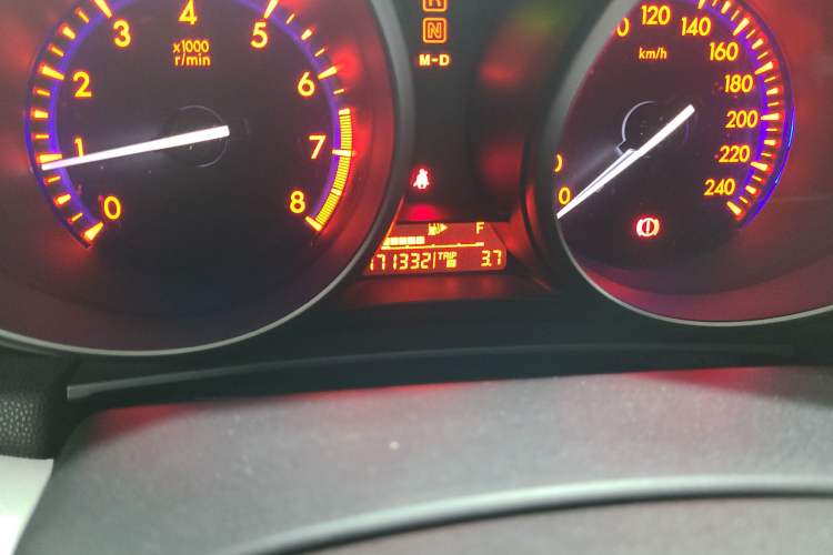 Used Mazda 3 2012 Hatchback 2.0L Automatic Luxury Model Odometer Close Up