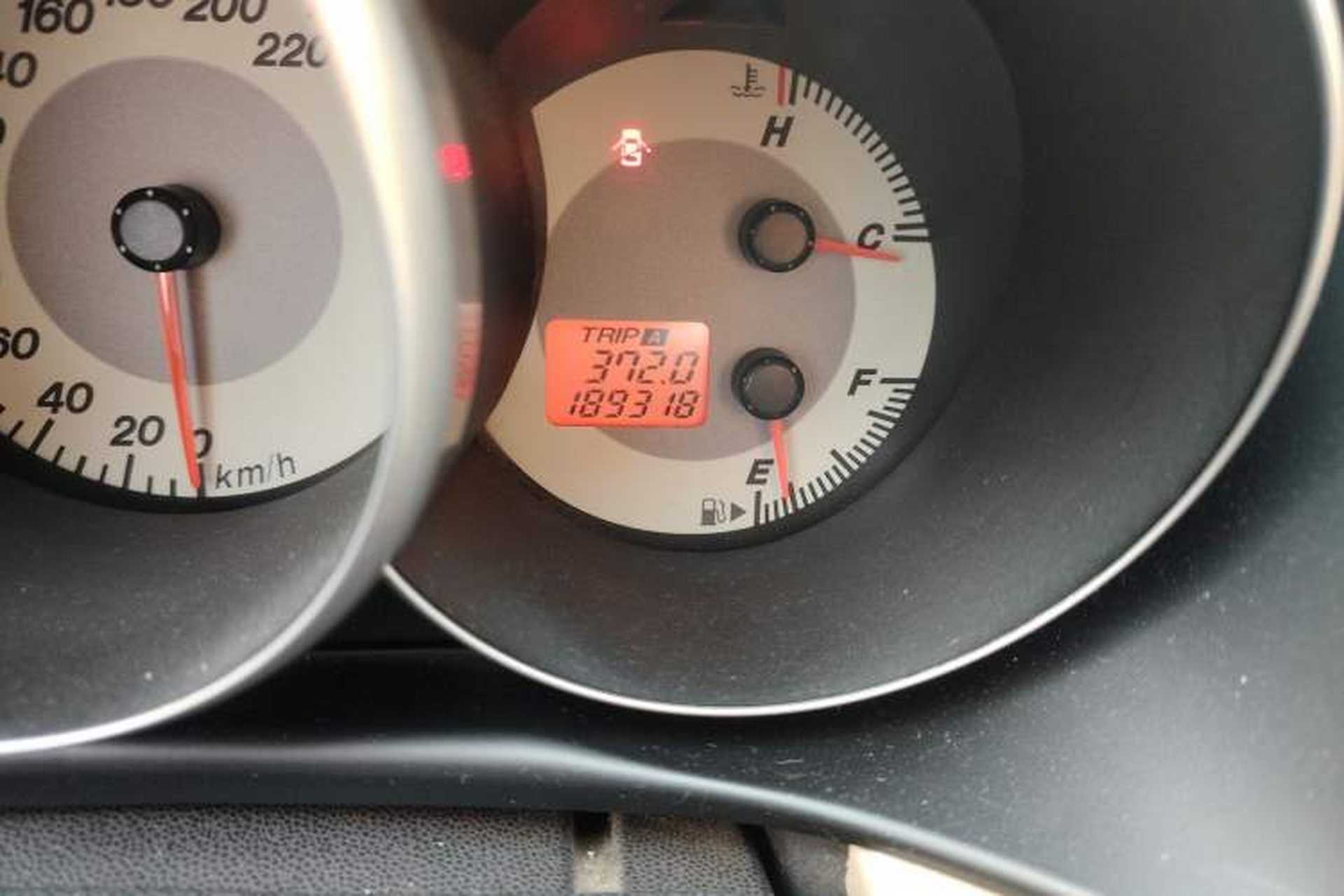 Used Mazda 3 2012 1.6L Manual Classic Special Offer Odometer Close Up