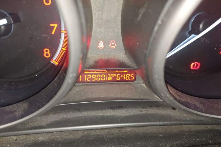 Used Mazda 3 2012 Hatchback 1.6L Automatic Elite Model Odometer Close Up