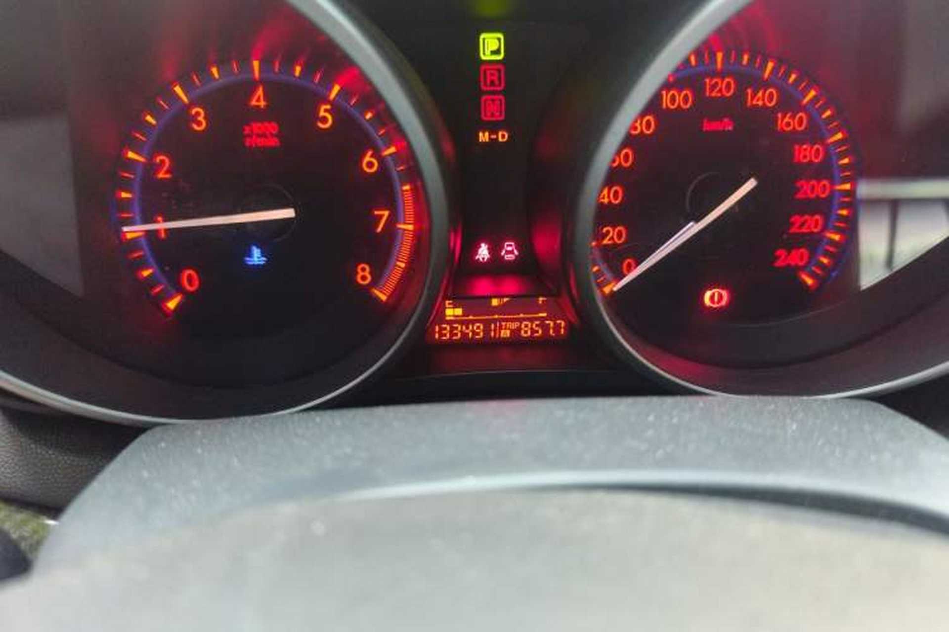 Used Mazda 3 2012 Hatchback 2.0L Automatic Luxury Model Odometer Close Up