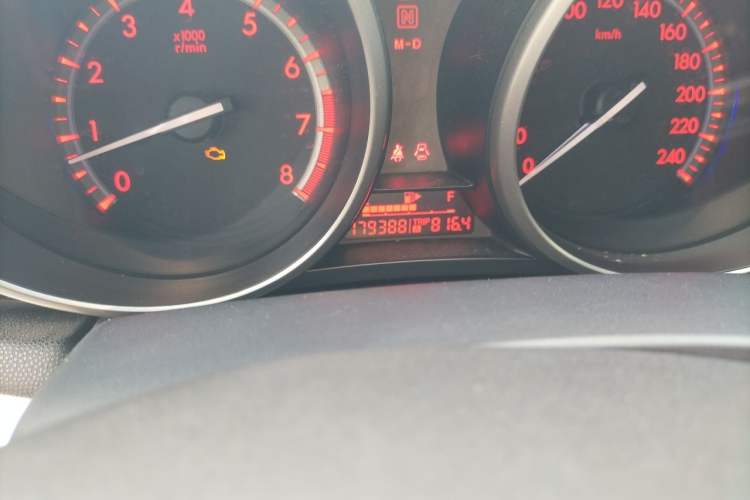 Used Mazda 3 2012 Hatchback 2.0L Automatic Luxury Model Odometer Close Up