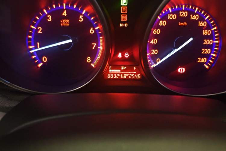 Used Mazda 3 2012 Hatchback 1.6L Automatic Elite Model Odometer Close Up