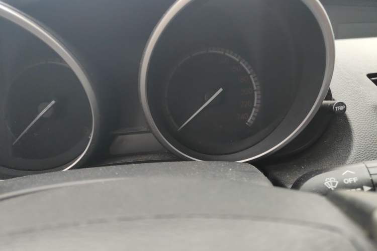 Used Mazda 3 2012 Hatchback 2.0L Automatic Luxury Model Odometer Close Up