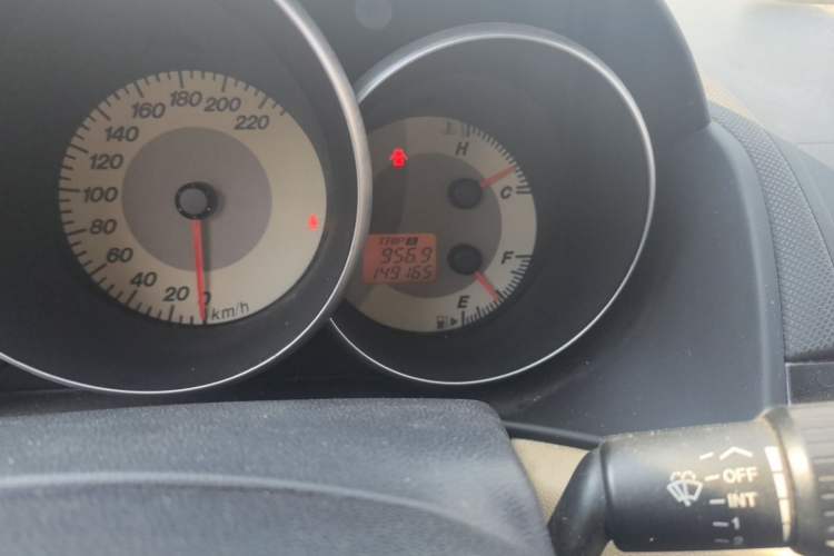 Used Mazda 3 2012 1.6L Manual Classic Special Offer Odometer Close Up
