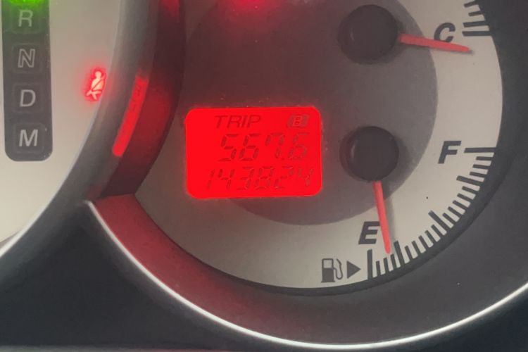 Used Mazda 3 2012 1.6L Automatic Classic Special Offer Odometer Close Up