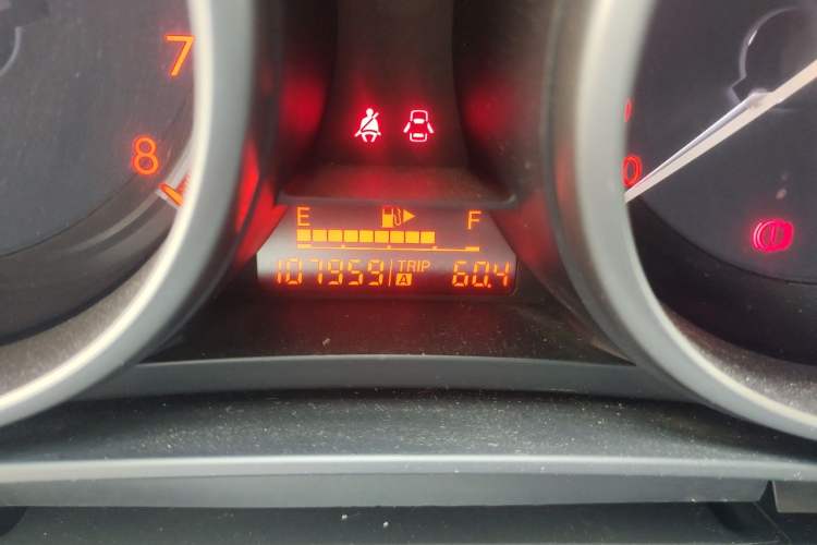 Used Mazda 3 2012 Hatchback 2.0L Automatic Luxury Model Odometer Close Up