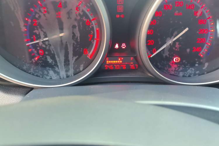 Used Mazda 3 2012 Hatchback 1.6L Automatic Elite Model Odometer Close Up