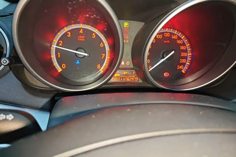 Used Mazda 3 2012 Hatchback 1.6L Automatic Elite Model Odometer Close Up