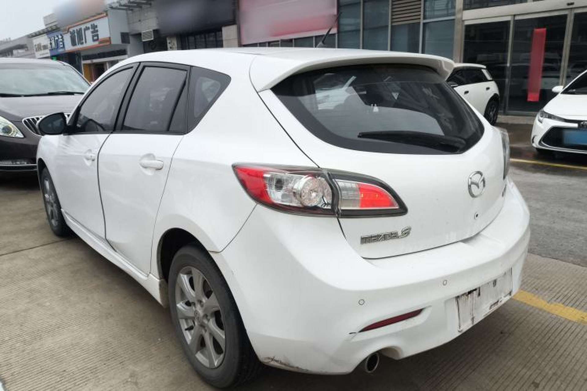 Used Mazda 3 2012 Hatchback 2.0L Automatic Luxury Model Rear Left 45 Deg