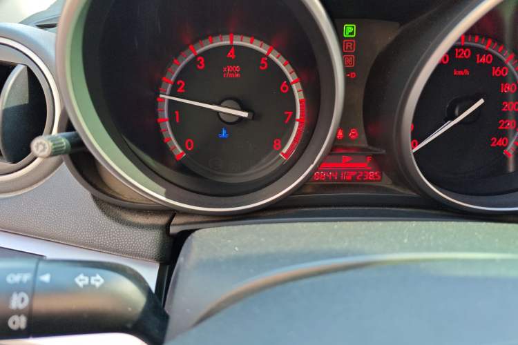 Used Mazda 3 2013 Hatchback 1.6L Automatic Elite Model Odometer Close Up