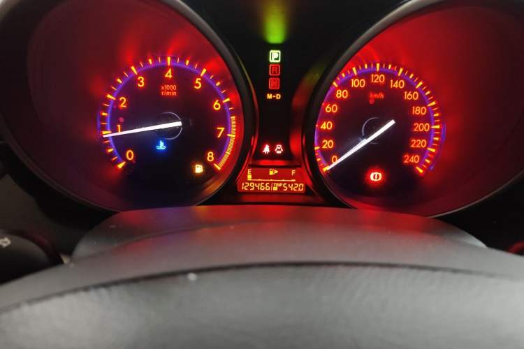 Used Mazda 3 2013 Hatchback 1.6L Automatic Elite Model Odometer Close Up