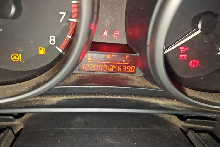 Used Mazda 3 2013 Sedan 1.6L Manual Elite Model Odometer Close Up