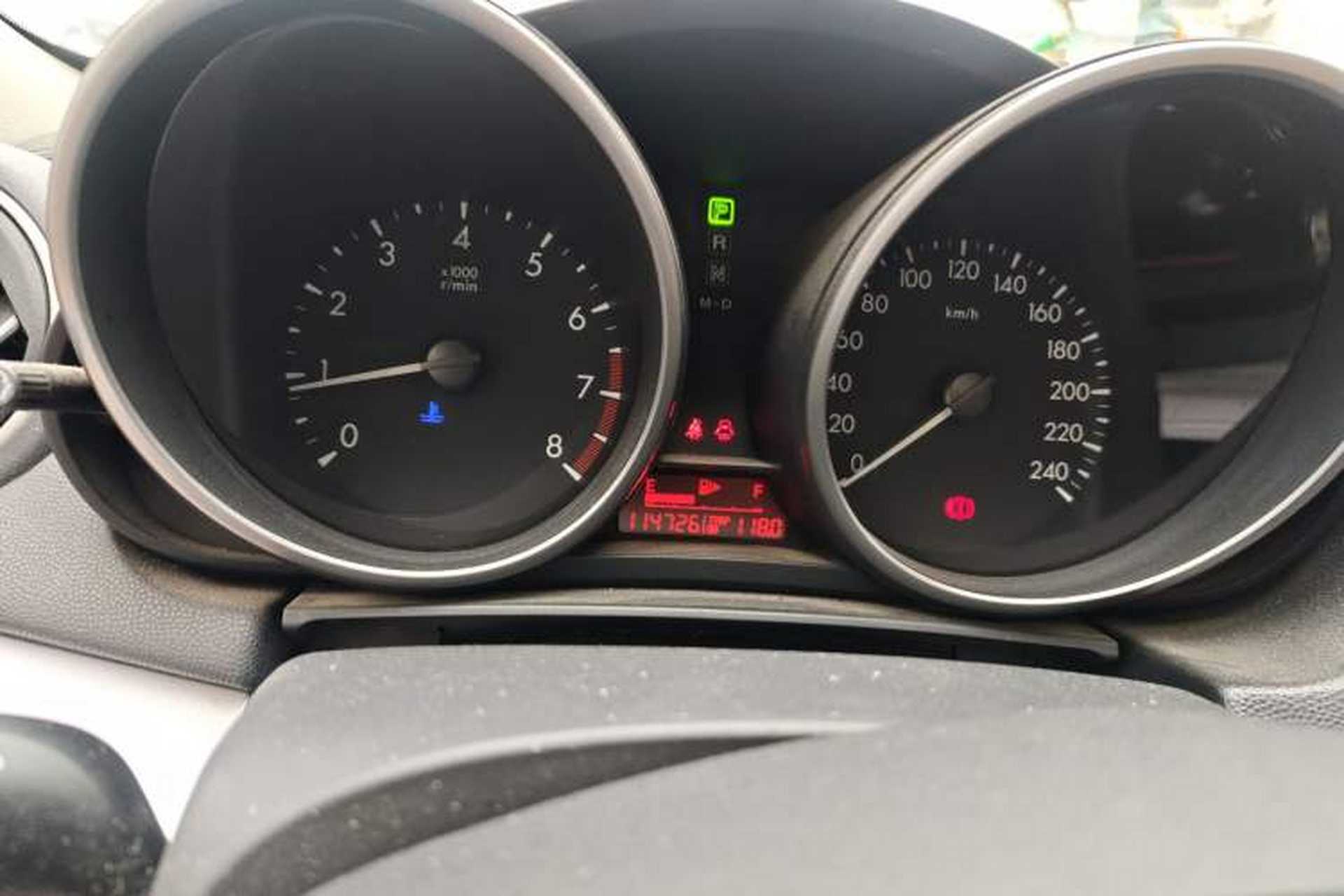 Used Mazda 3 2013 Sedan 1.6L Automatic Elite Model Odometer Close Up