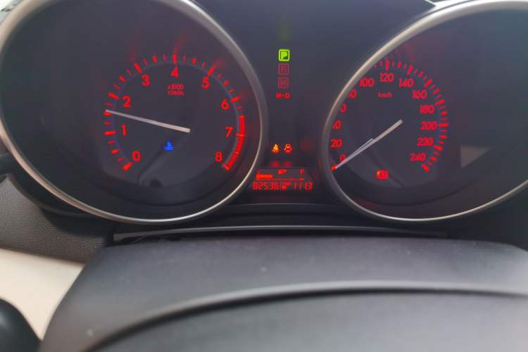 Used Mazda 3 2013 Hatchback 1.6L Automatic Elite Model Odometer Close Up