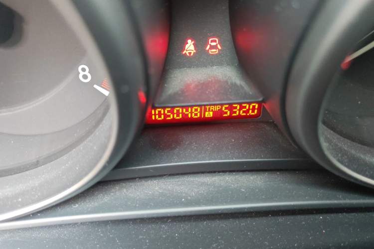 Used Mazda 3 2013 Sedan 1.6L Automatic Elite Model Odometer Close Up