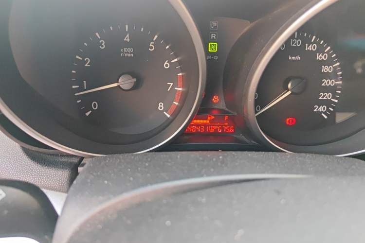 Used Mazda 3 2013 Sedan 1.6L Automatic Elite Model Odometer Close Up
