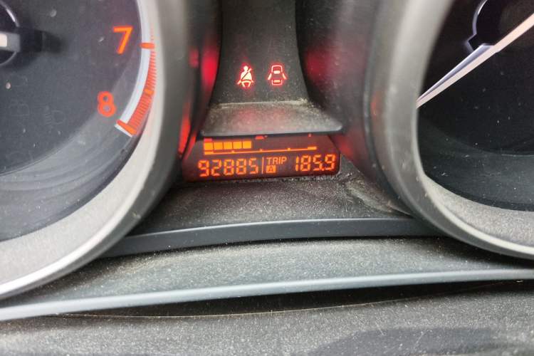 Used Mazda 3 2013 Hatchback 1.6L Automatic Elite Model Odometer Close Up