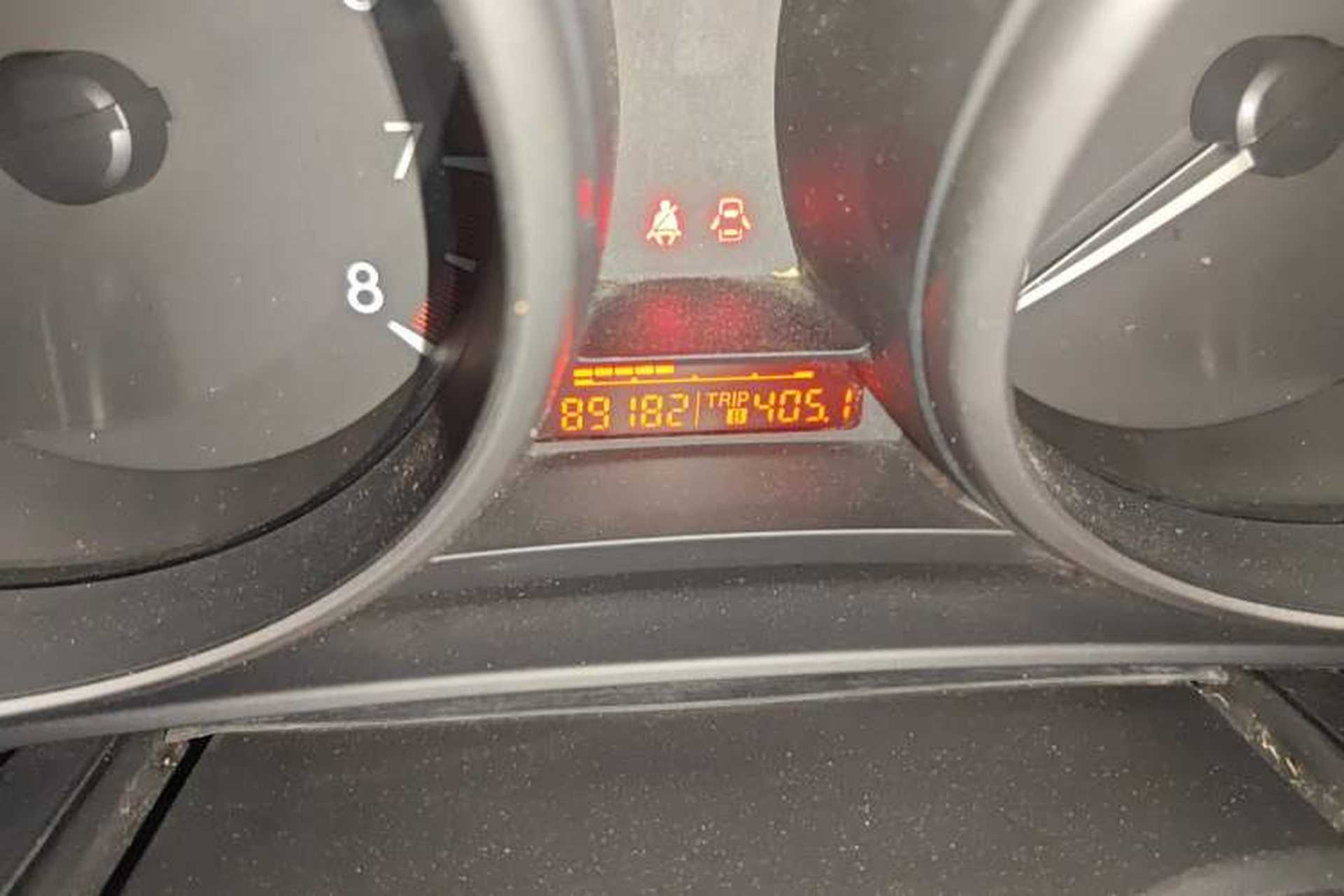 Used Mazda 3 2013 Sedan 1.6L Automatic Elite Model Odometer Close Up