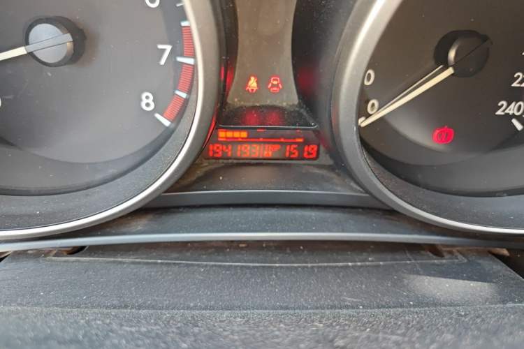 Used Mazda 3 2013 Sedan 1.6L Automatic Elite Model Odometer Close Up