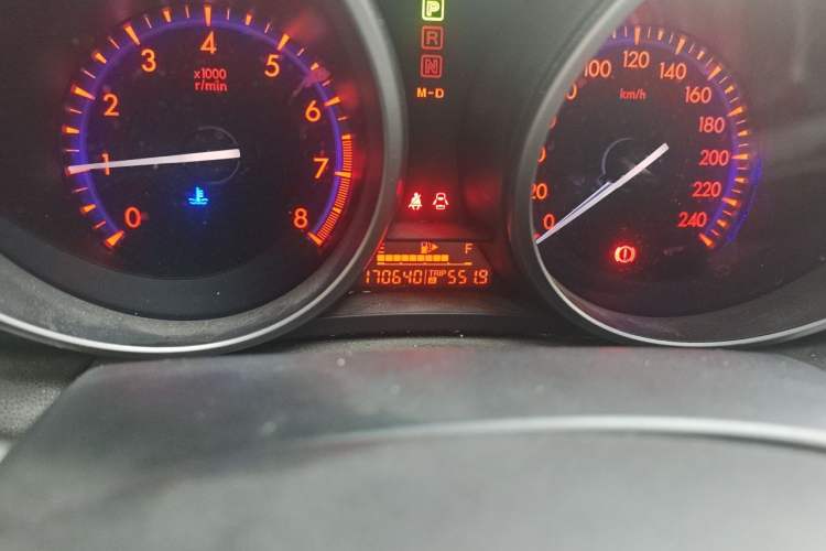 Used Mazda 3 2013 Hatchback 1.6L Automatic Elite Model Odometer Close Up