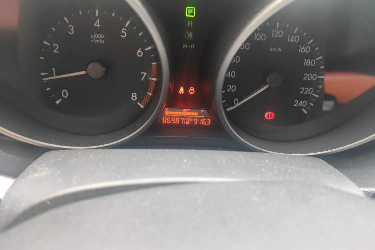 Used Mazda 3 2013 Sedan 1.6L Automatic Elite Model Odometer Close Up