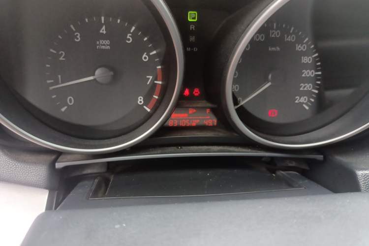Used Mazda 3 2013 Sedan 1.6L Automatic Elite Model Odometer Close Up