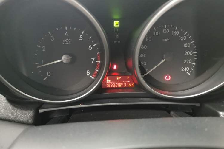 Used Mazda 3 2015 Sedan 1.6L Automatic Comfort Model Odometer Close Up