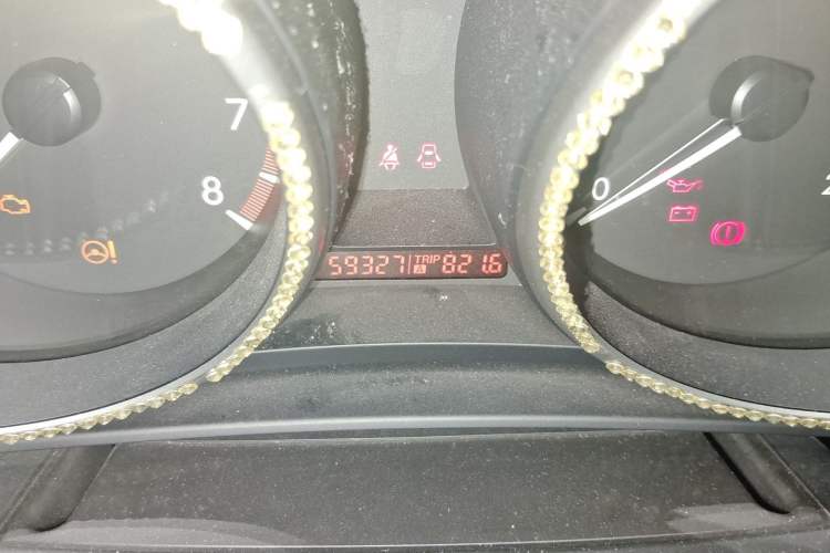 Used Mazda 3 2015 Hatchback 1.6L Automatic Elite Model Odometer Close Up