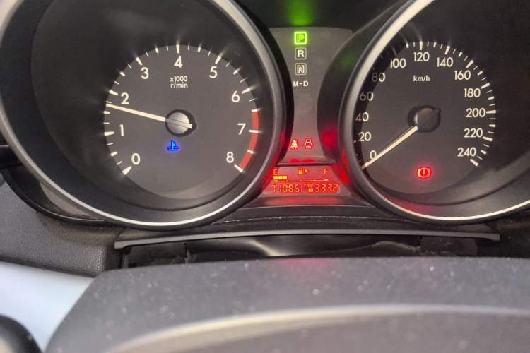 Used Mazda 3 2015 Hatchback 1.6L Automatic Elite Model Odometer Close Up