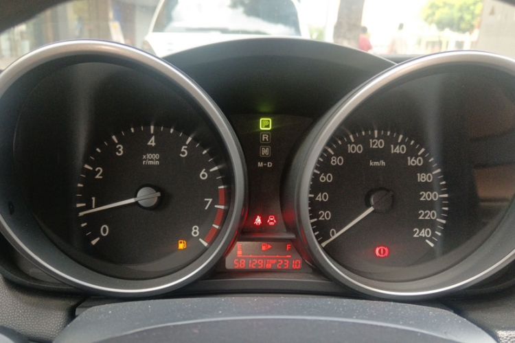 Used Mazda 3 2015 Sedan 1.6L Automatic Comfort Model Odometer Close Up