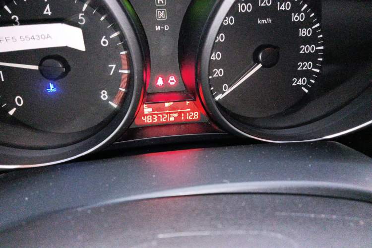 Used Mazda 3 2015 Sedan 1.6L Automatic Comfort Model Odometer Close Up