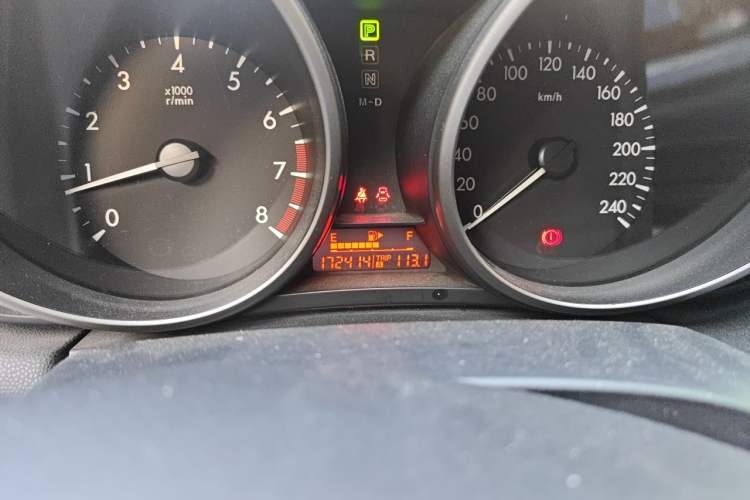 Used Mazda 3 2015 Sedan 1.6L Automatic Comfort Model Odometer Close Up