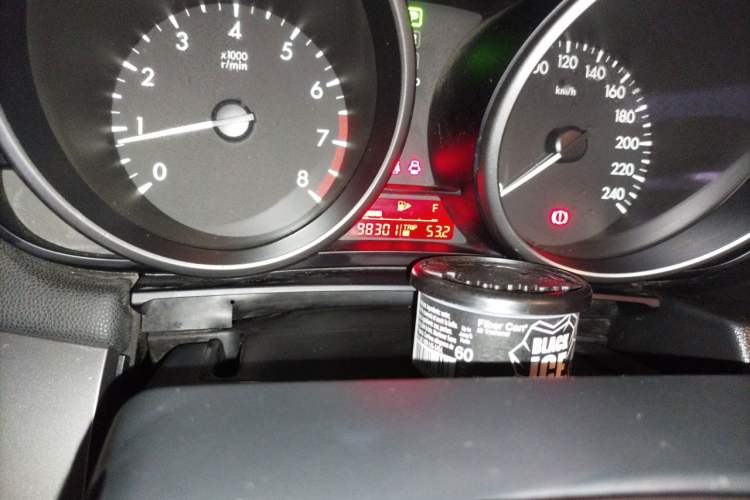Used Mazda 3 2015 Hatchback 1.6L Automatic Elite Model Odometer Close Up