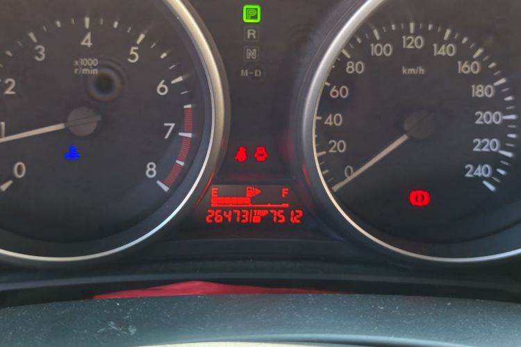 Used Mazda 3 2015 Sedan 1.6L Automatic Elite Model Odometer Close Up