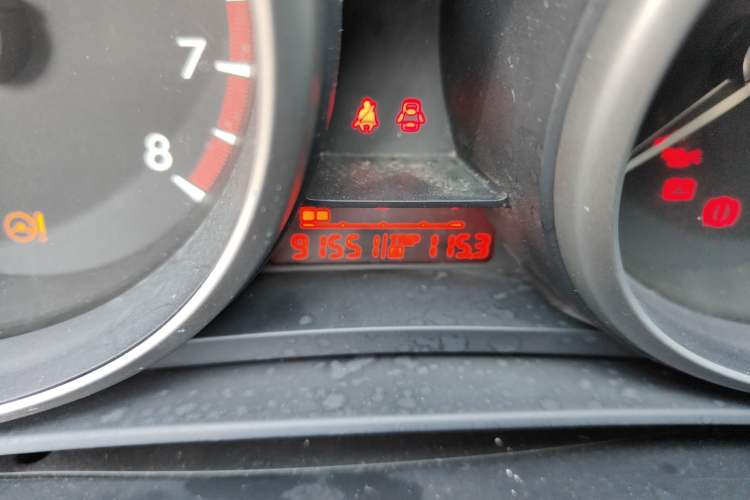 Used Mazda 3 2015 Sedan 1.6L Automatic Comfort Model Odometer Close Up