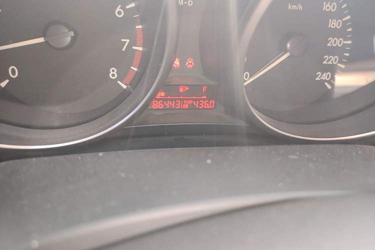 Used Mazda 3 2015 Sedan 1.6L Automatic Comfort Model Odometer Close Up