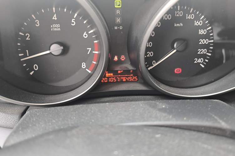 Used Mazda 3 2015 Sedan 1.6L Automatic Comfort Model Odometer Close Up