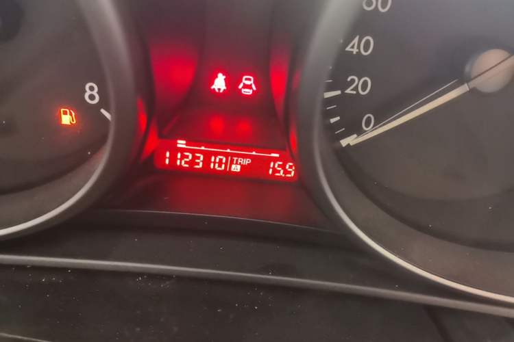 Used Mazda 3 2015 Sedan 1.6L Automatic Comfort Model Odometer Close Up