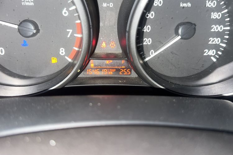Used Mazda 3 2015 Sedan 1.6L Automatic Comfort Model Odometer Close Up