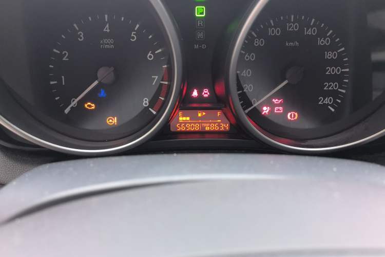 Used Mazda 3 2015 Sedan 1.6L Automatic Comfort Model Odometer Close Up