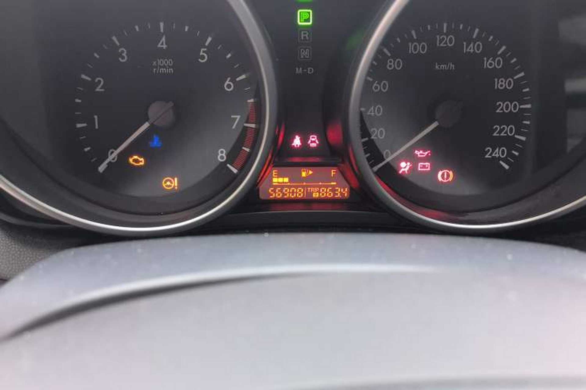 Used Mazda 3 2015 Sedan 1.6L Automatic Comfort Model Odometer Close Up