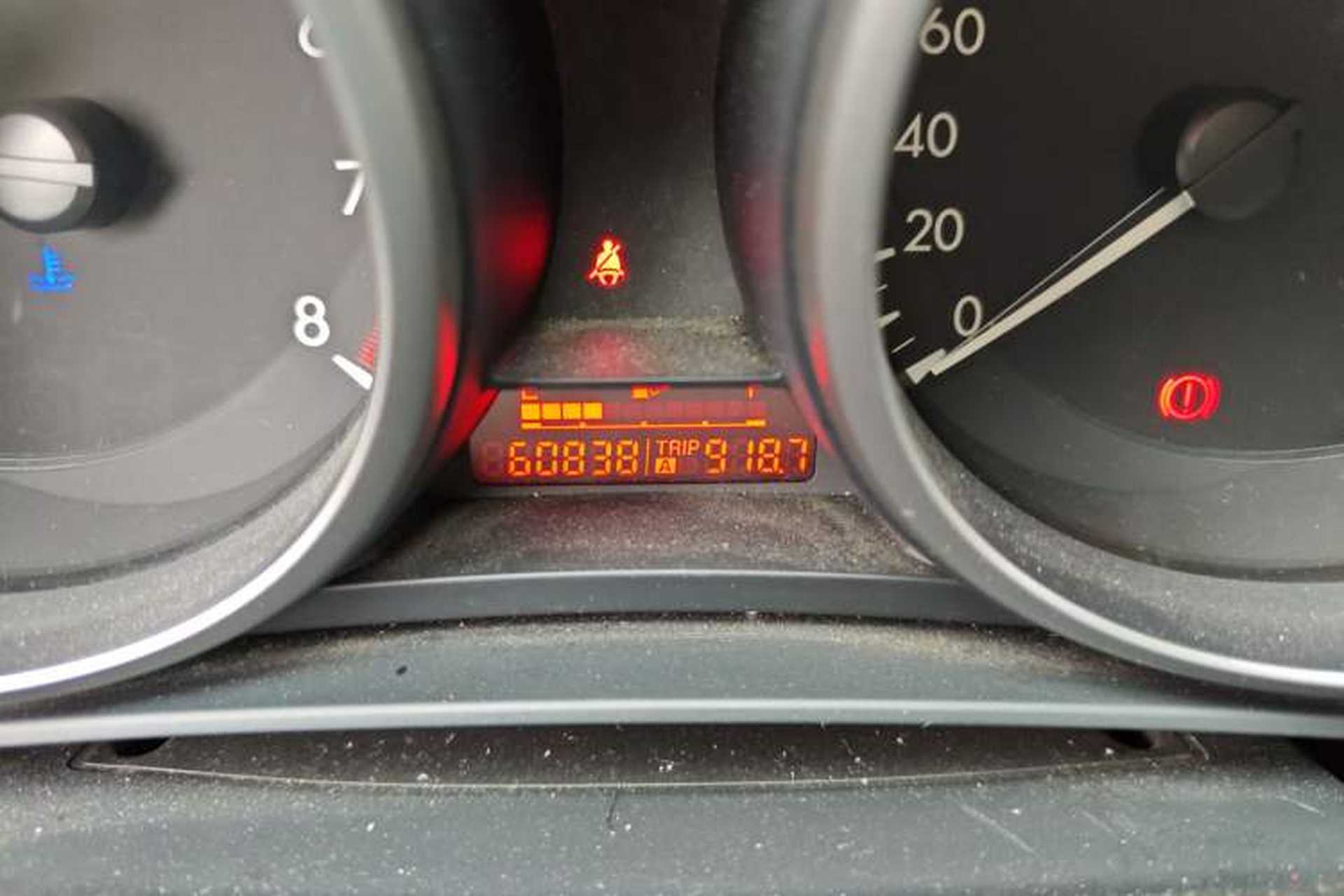 Used Mazda 3 2015 Sedan 1.6L Automatic Comfort Model Odometer Close Up