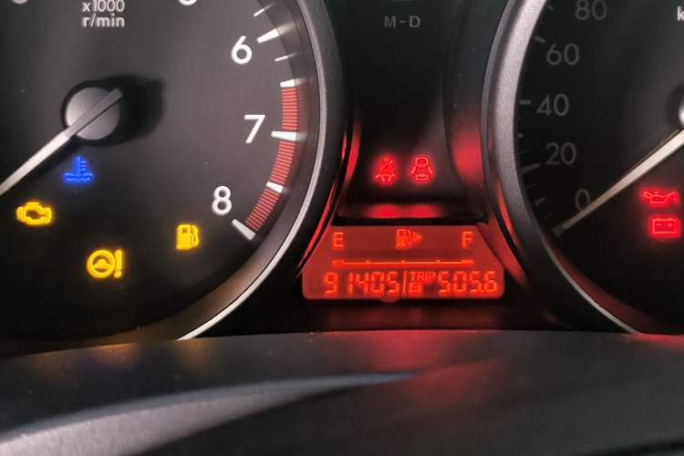 Used Mazda 3 2015 Sedan 1.6L Automatic Elite Model Odometer Close Up