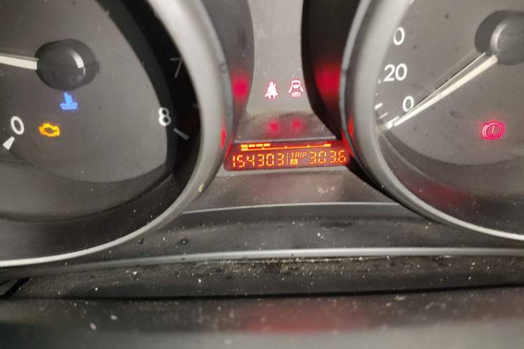 Used Mazda 3 2015 Sedan 1.6L Automatic Comfort Model Odometer Close Up